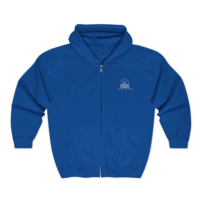 Zip Hoodie — Screaming is Self-Care Graphic Zip-Up