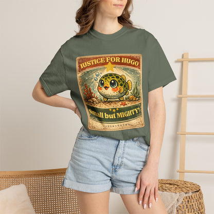 Justice For Hugo | Pea Puffer Fan T-Shirt |