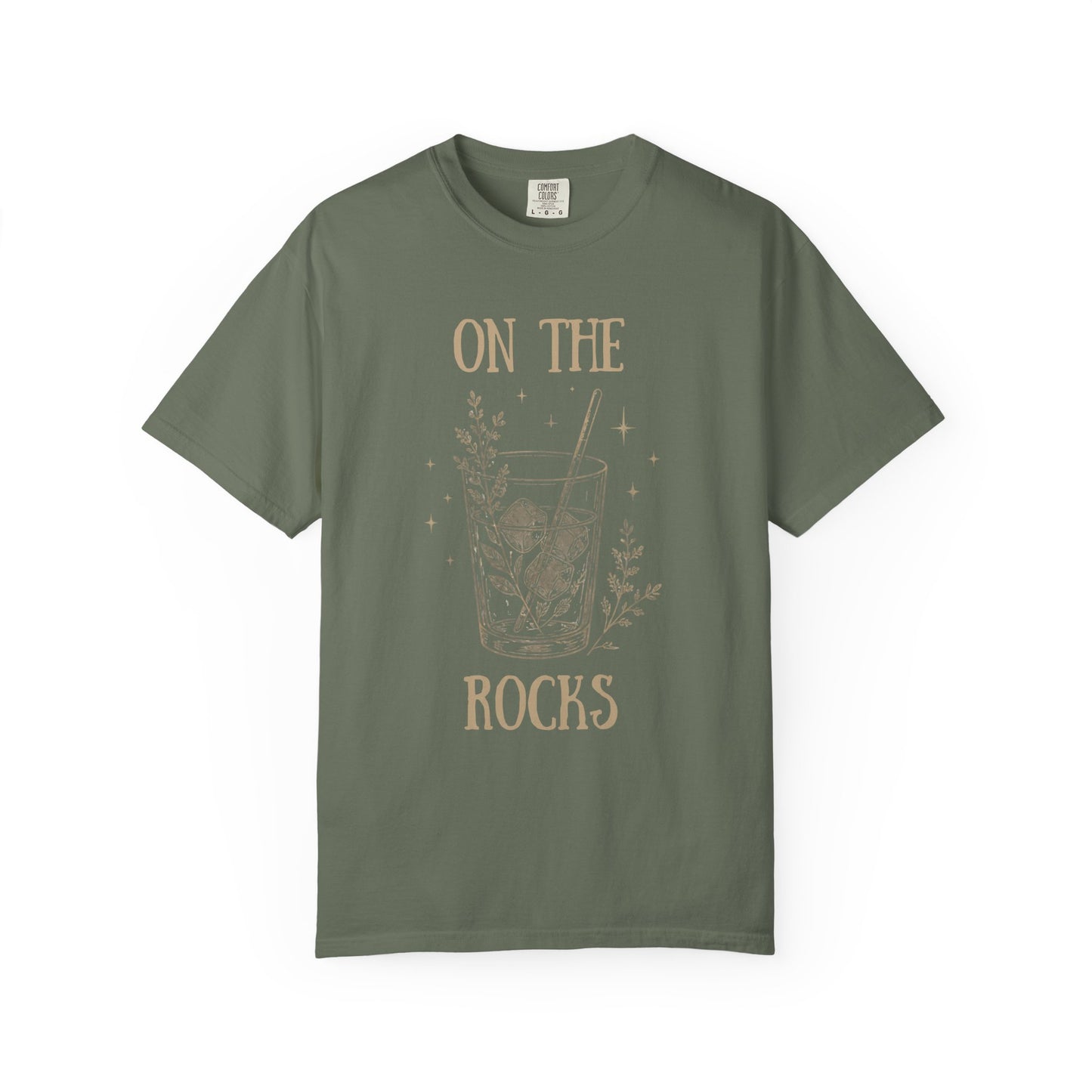On The Rocks T-Shirt — Vintage Cocktail Graphic Tee