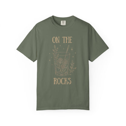 On The Rocks T-Shirt — Vintage Cocktail Graphic Tee