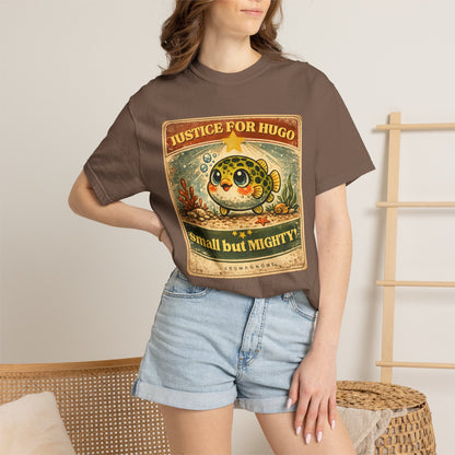 Justice For Hugo | Pea Puffer Fan T-Shirt |