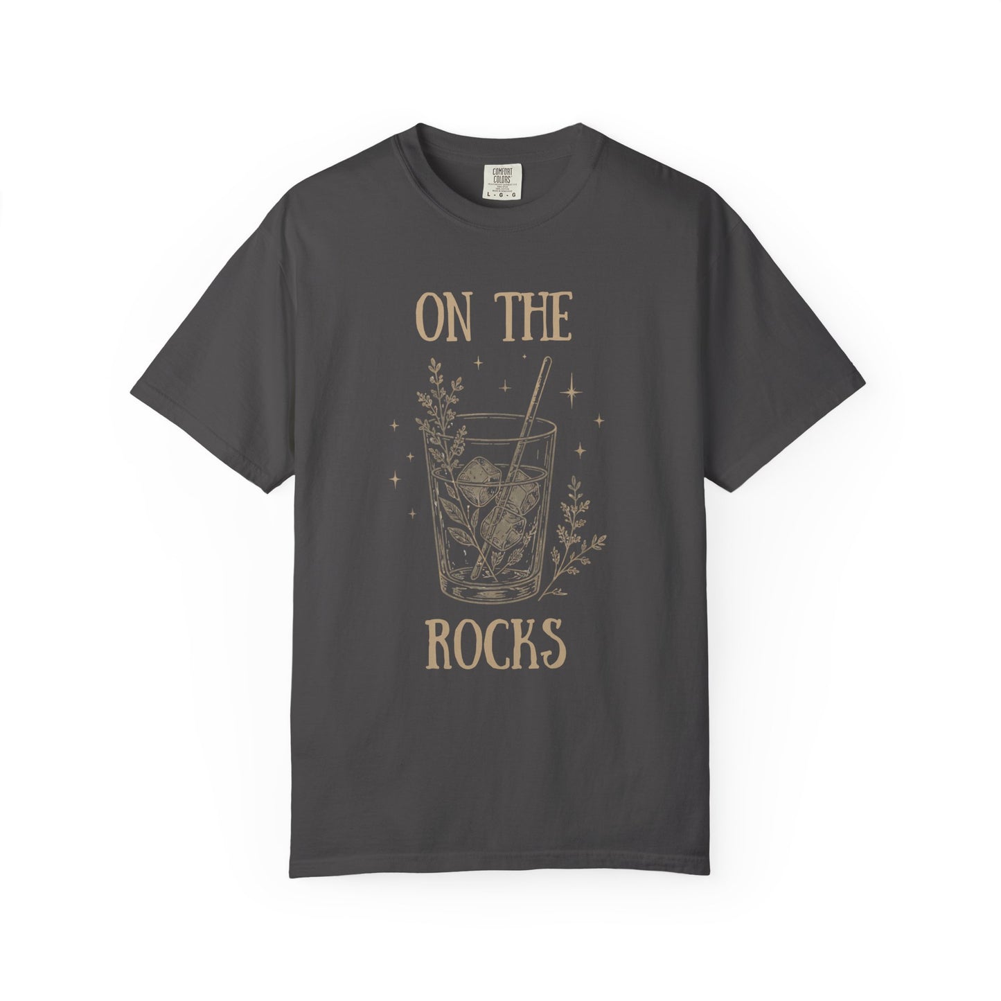 On The Rocks T-Shirt — Vintage Cocktail Graphic Tee