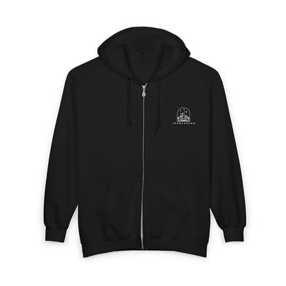 Nightmare Before Coffee | Unisex Full Zip Hooded Jacket