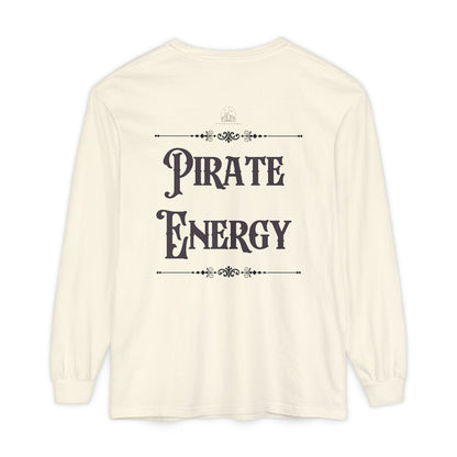 Pirate Energy | Unisex Garment-dyed Long Sleeve Shirt