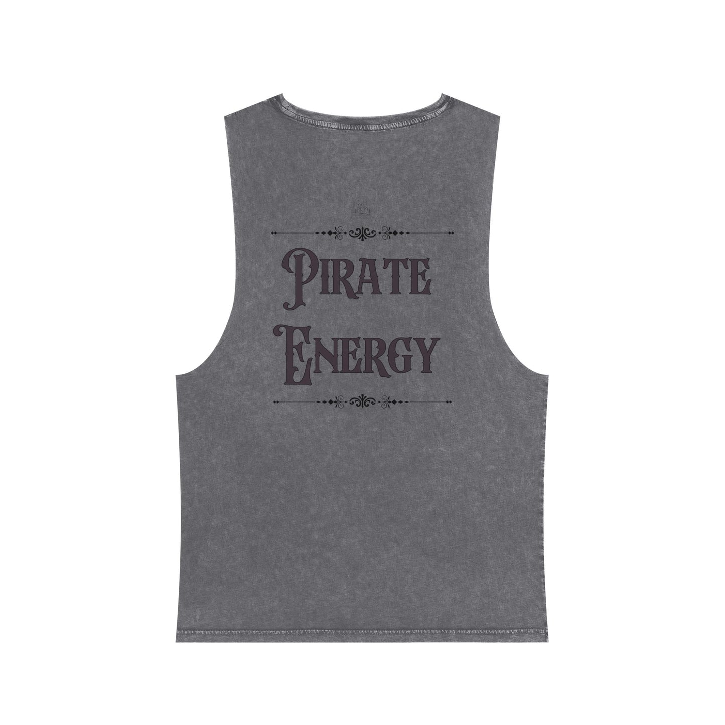 Vintage Pirate Energy | Unisex Stonewash Tank Top
