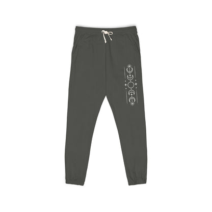 Lunar Phases | Premium Unisex Garment-Dyed Lightweight Fleece Sweatpants