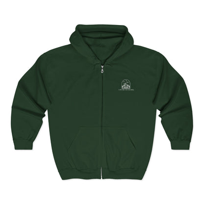 Zip Hoodie — Screaming is Self-Care Graphic Zip-Up