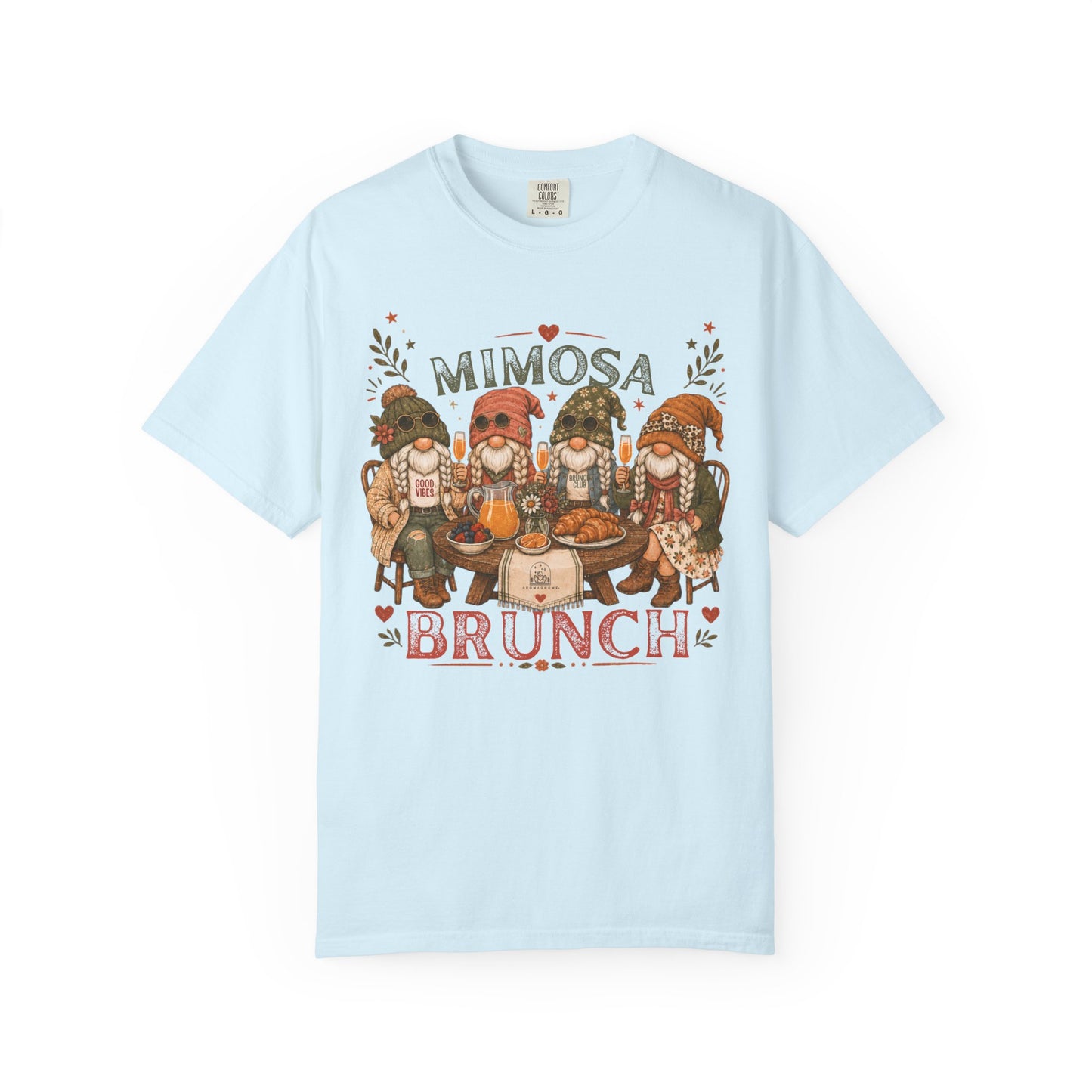 Mimosa Brunch | Hipster Gnome Ladies Brunching Graphic Tee