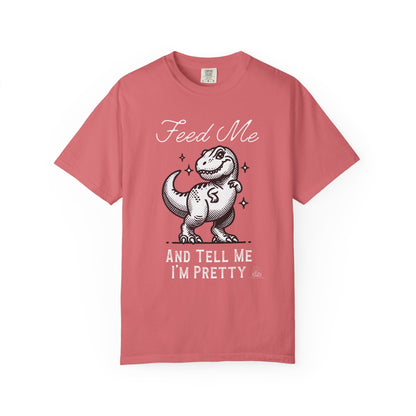 Feed Me & Tell Me I'm Pretty T-Rex | Vintage Comfy Cotton Tee