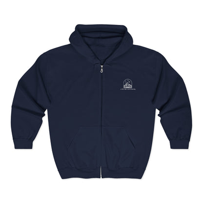 Nightmare Before Coffee | Unisex Full Zip Hooded Jacket