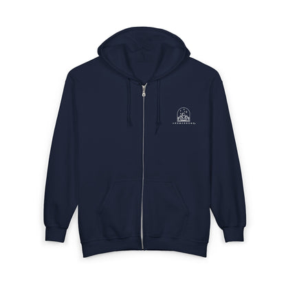 Nightmare Before Coffee | Unisex Full Zip Hooded Jacket