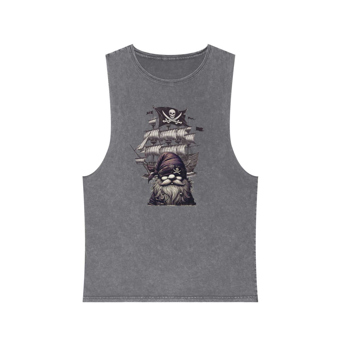 Vintage Pirate Energy | Unisex Stonewash Tank Top
