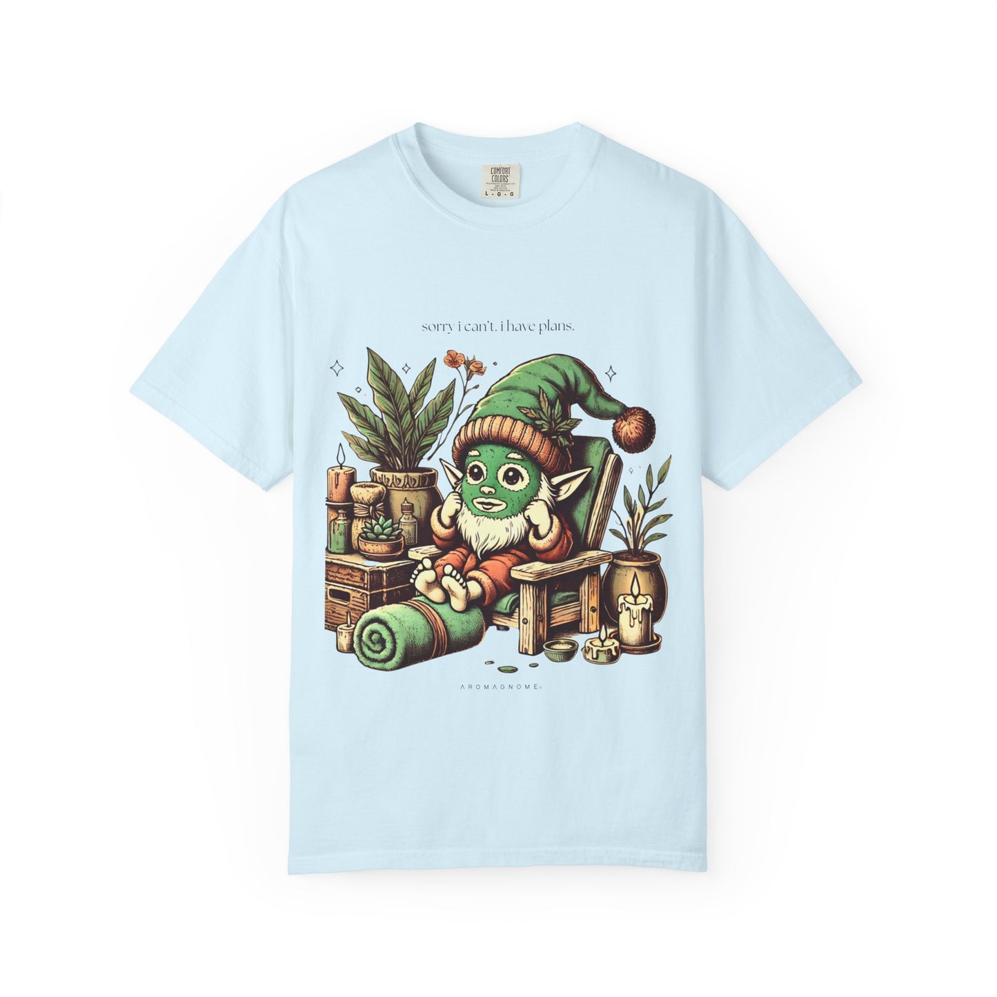 sorry i can't. i have plans | Self Care Spa Gnome