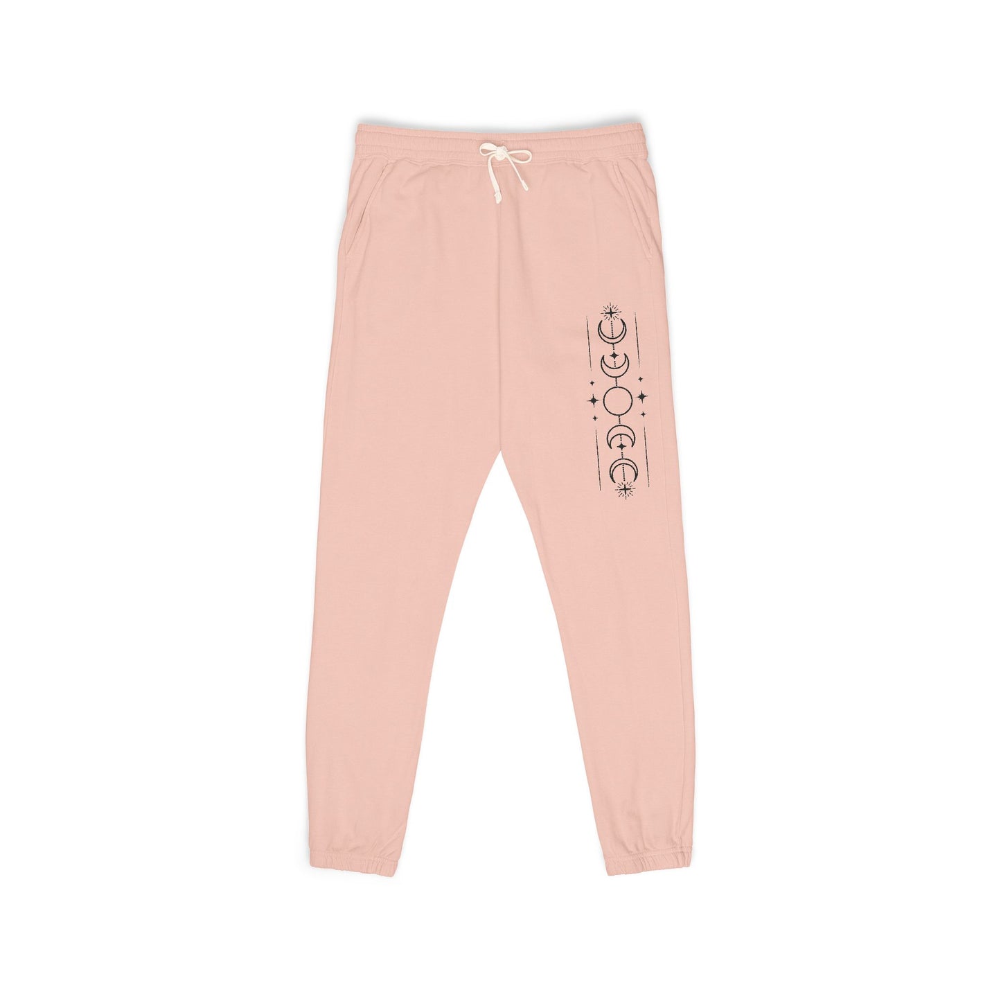 Lunar Phases | Premium Unisex Garment-Dyed Lightweight Fleece Sweatpants