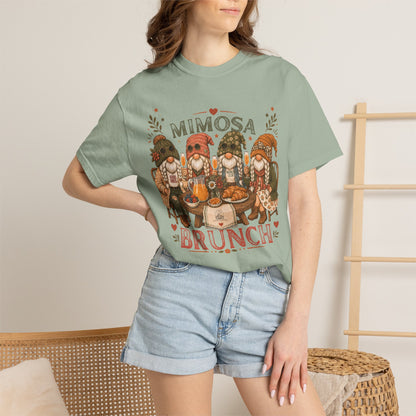 Mimosa Brunch | Hipster Gnome Ladies Brunching Graphic Tee