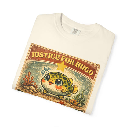 Justice For Hugo | Pea Puffer Fan T-Shirt |