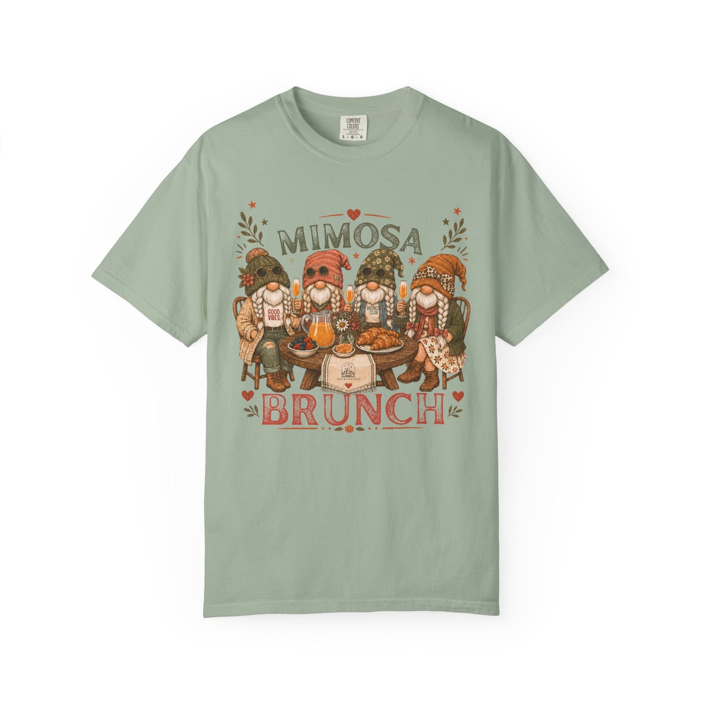 Mimosa Brunch | Hipster Gnome Ladies Brunching Graphic Tee
