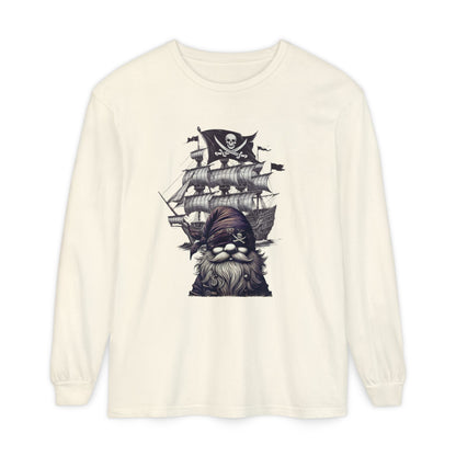 Pirate Energy | Unisex Garment-dyed Long Sleeve Shirt