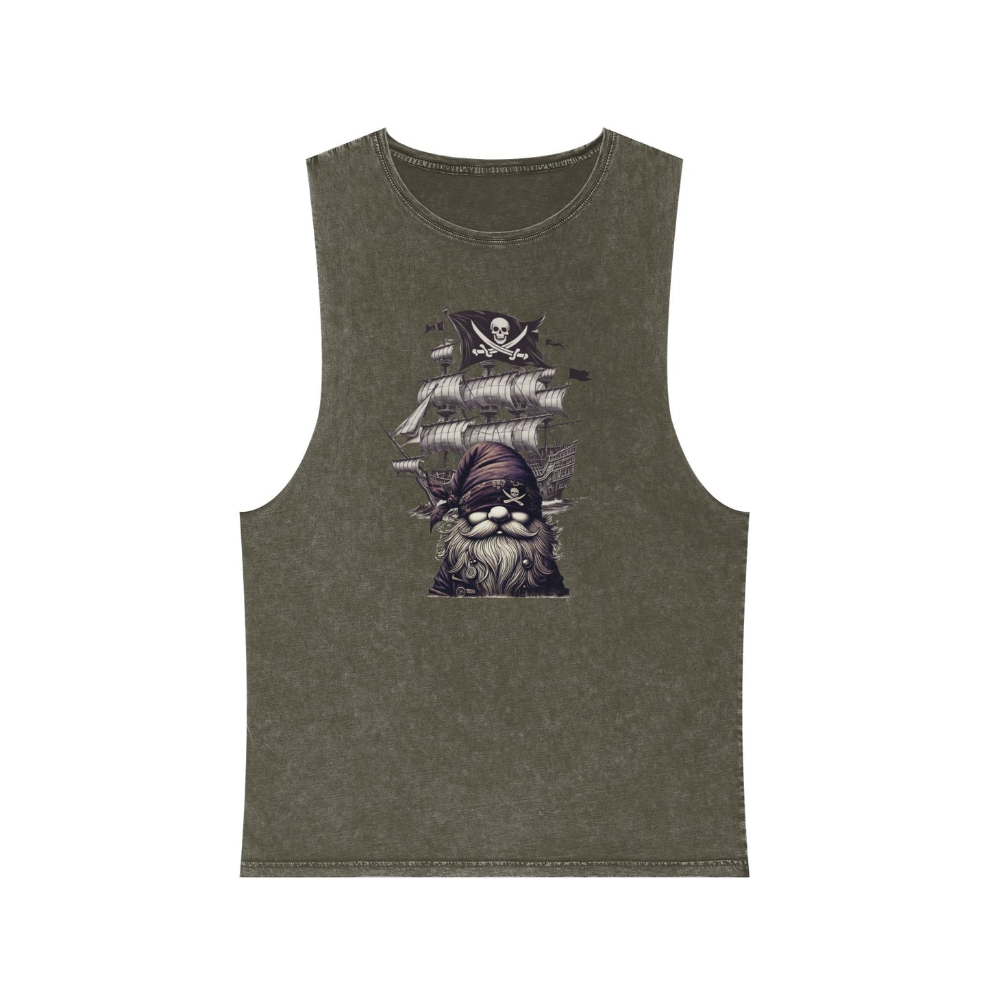 Vintage Pirate Energy | Unisex Stonewash Tank Top