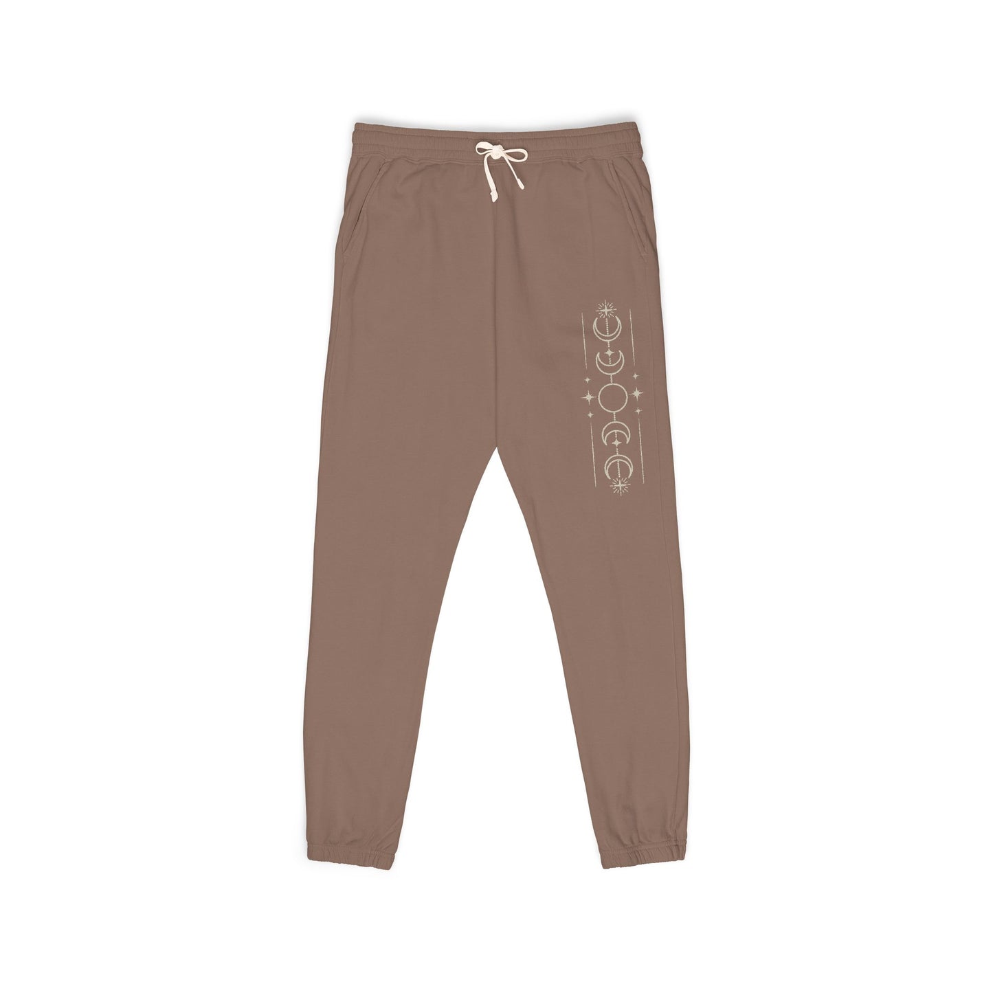 Lunar Phases | Premium Unisex Garment-Dyed Lightweight Fleece Sweatpants
