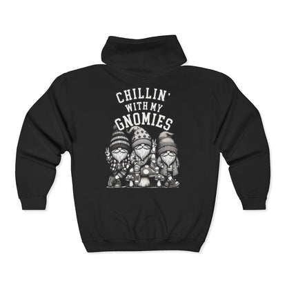 Chillin' With My Gnomies Zip Hoodie