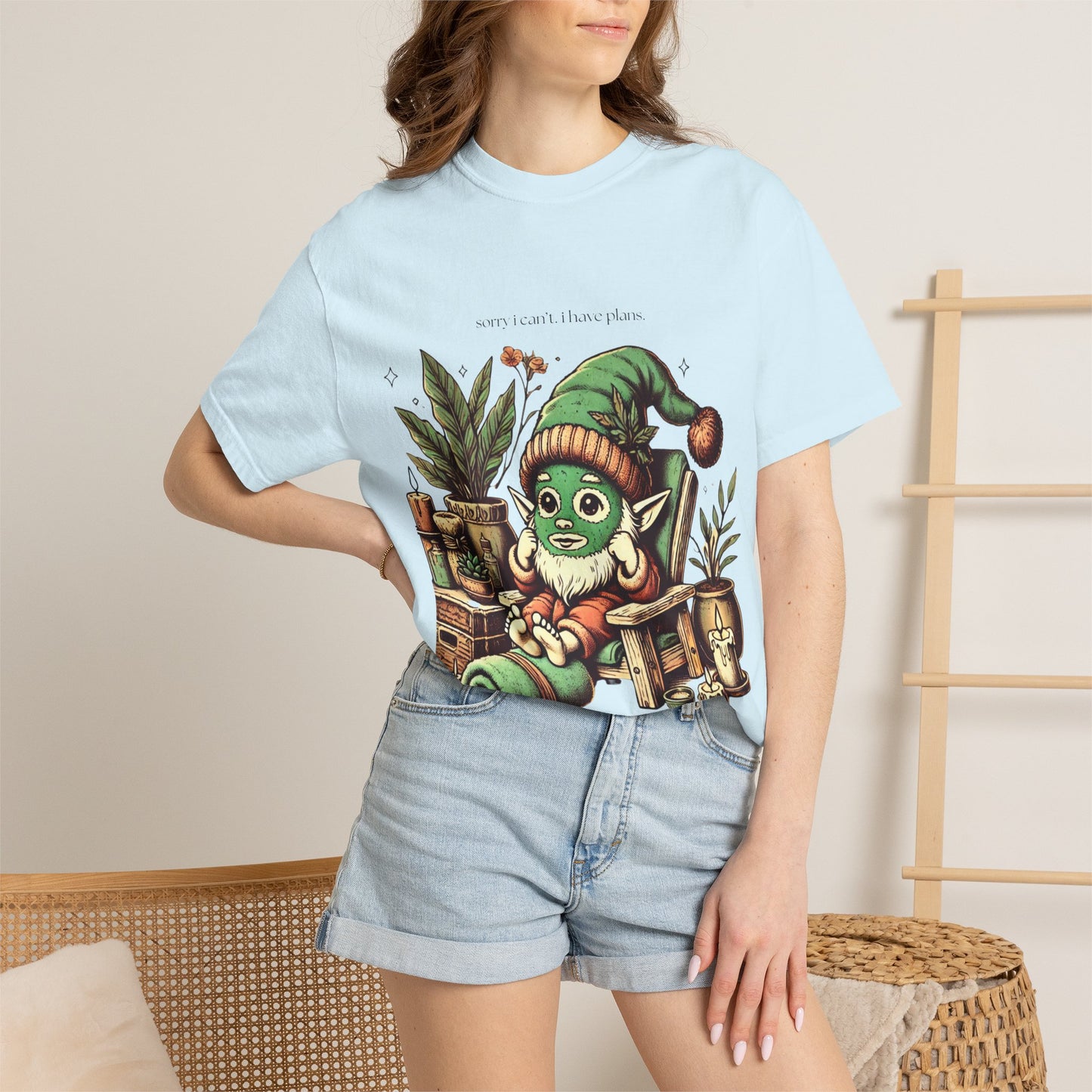 sorry i can't. i have plans | Self Care Spa Gnome