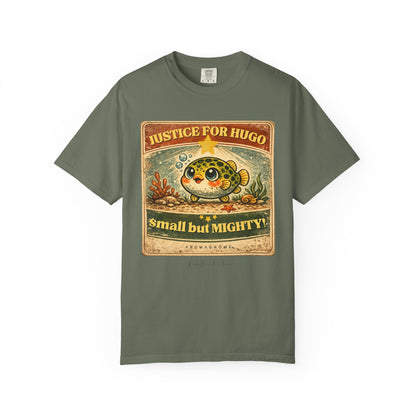Justice For Hugo | Pea Puffer Fan T-Shirt |