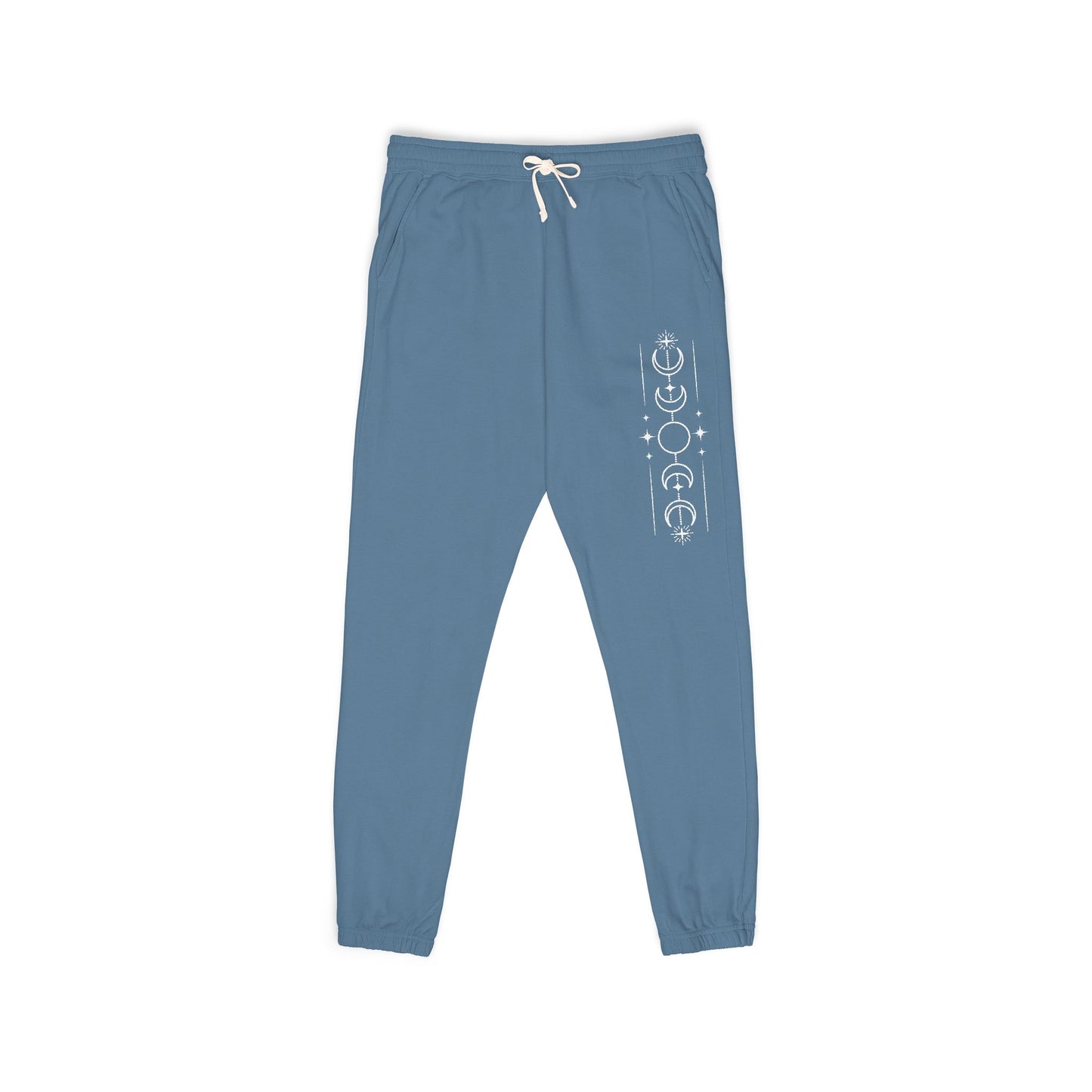 Lunar Phases | Premium Unisex Garment-Dyed Lightweight Fleece Sweatpants