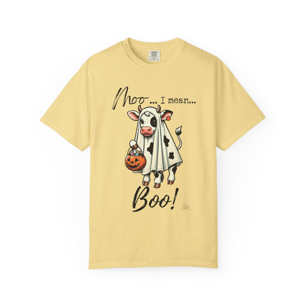 Moo I Mean Boo! | Vintage Comfy Cotton Tee