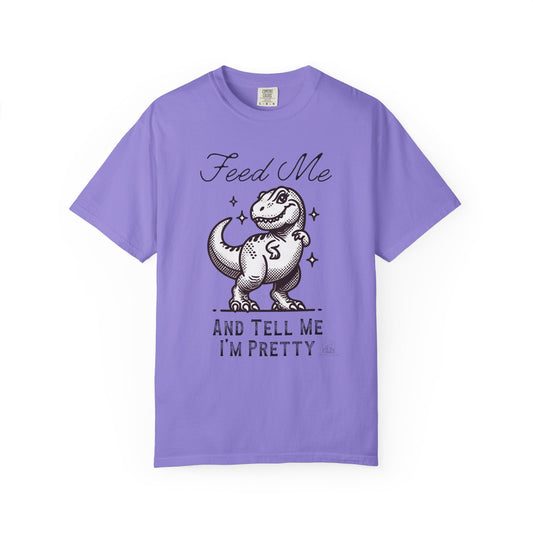 Feed Me & Tell Me I'm Pretty T-Rex | Vintage Comfy Cotton Tee