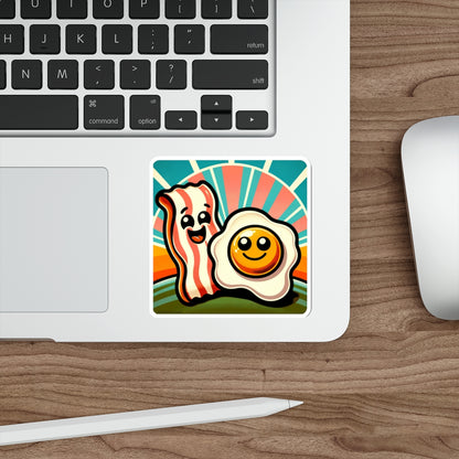 Bacon & Egg Besties | Retro Sticker