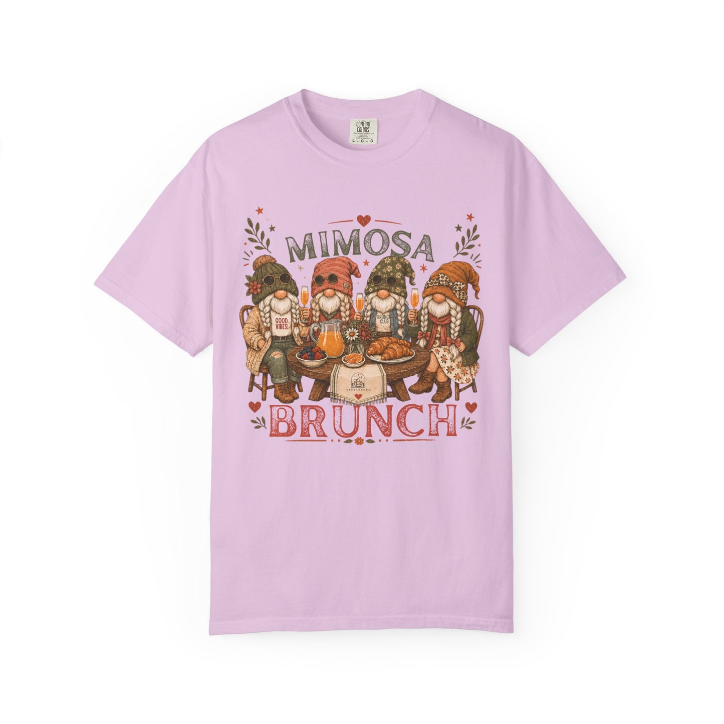 Mimosa Brunch | Hipster Gnome Ladies Brunching Graphic Tee