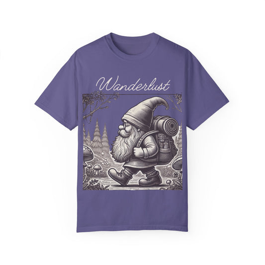 Wanderlust Gnome | Vintage Comfy Cotton Tee