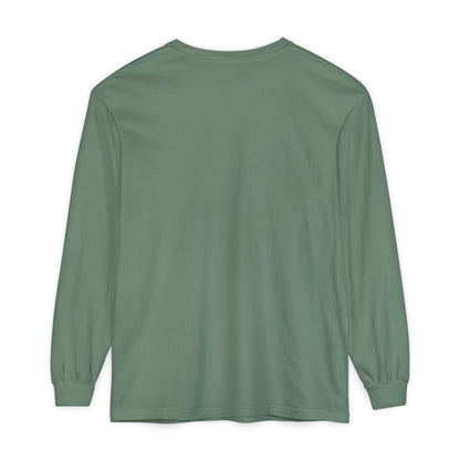 Moo I Mean Boo | Premium Garment-dyed Long Sleeve Shirt