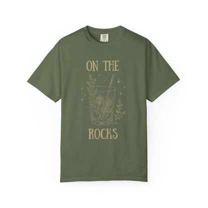 On The Rocks T-Shirt — Vintage Cocktail Graphic Tee