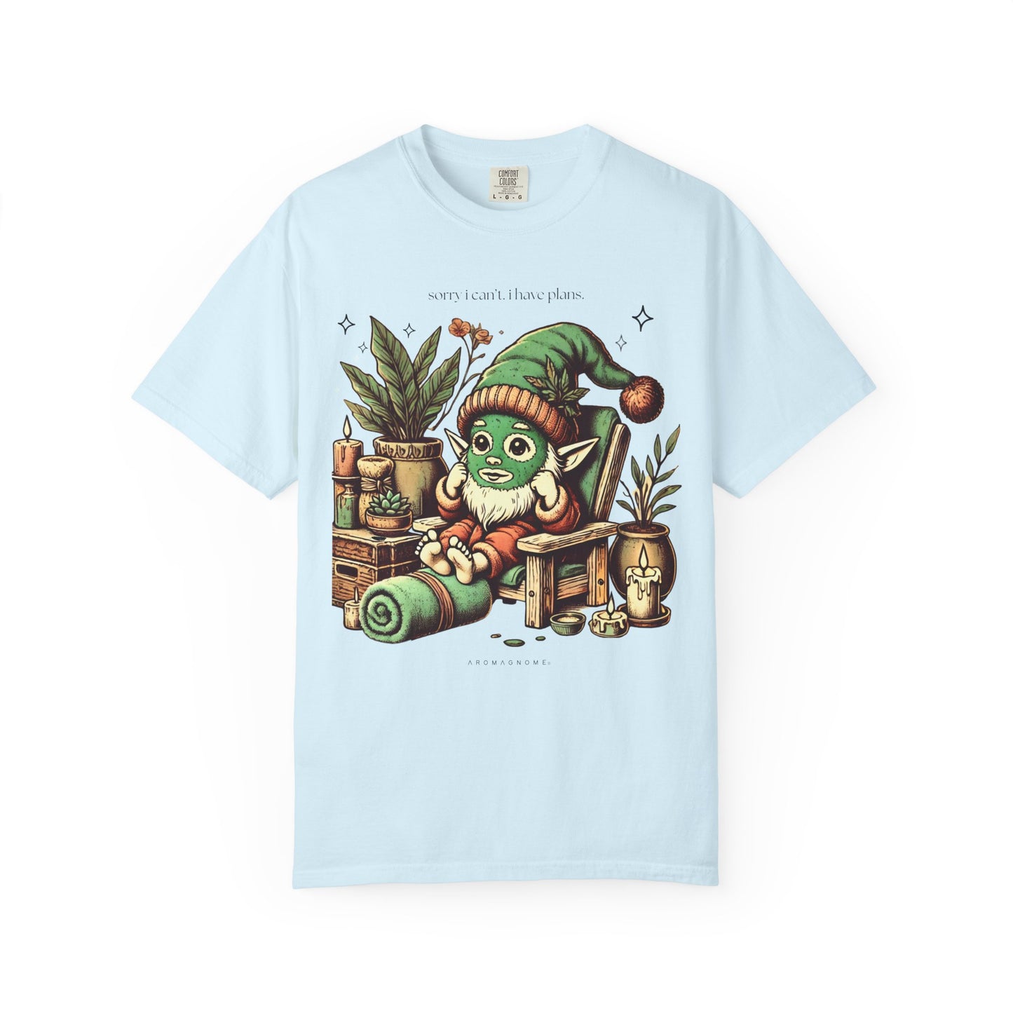 sorry i can't. i have plans | Self Care Spa Gnome