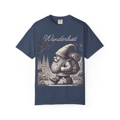 Wanderlust Gnome | Vintage Comfy Cotton Tee