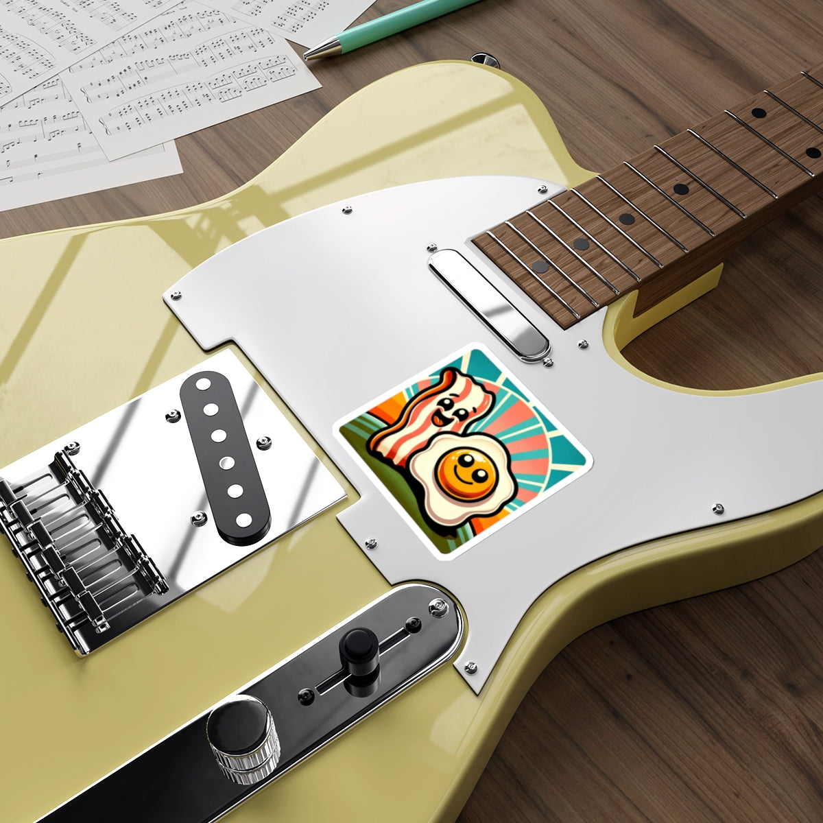 Bacon & Egg Besties | Retro Sticker