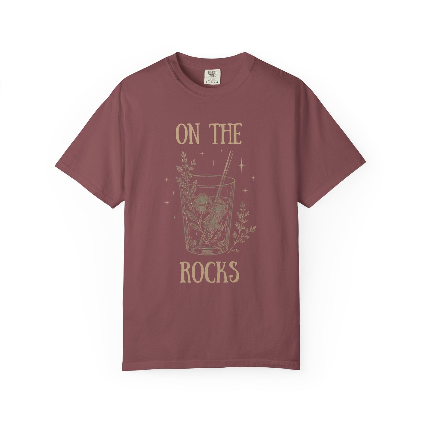 On The Rocks T-Shirt — Vintage Cocktail Graphic Tee