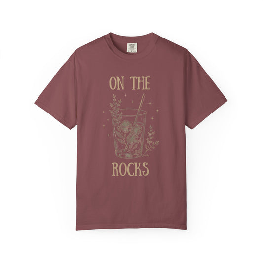 On The Rocks T-Shirt — Vintage Cocktail Graphic Tee