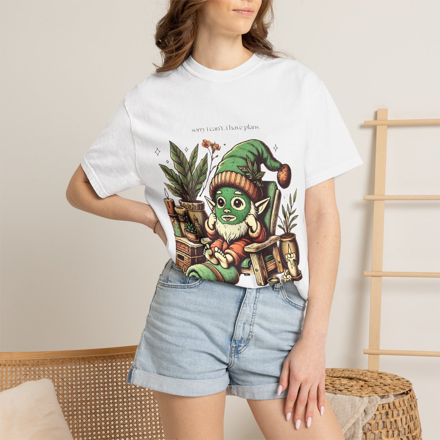 sorry i can't. i have plans | Self Care Spa Gnome
