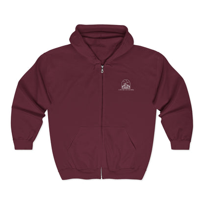 Zip Hoodie — Screaming is Self-Care Graphic Zip-Up