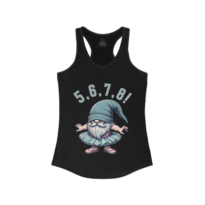 Ballet Gnome Dance Count | Women's Racerback Tank