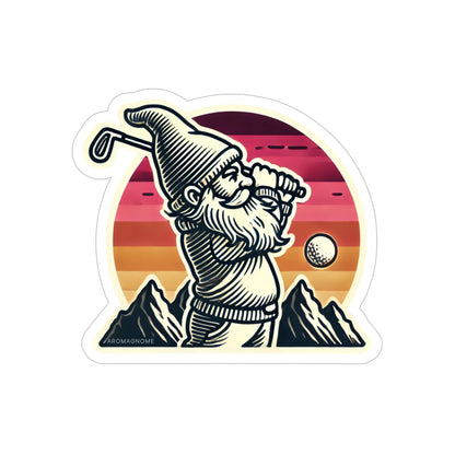 Golf Gnome | Retro- Vintage Sticker