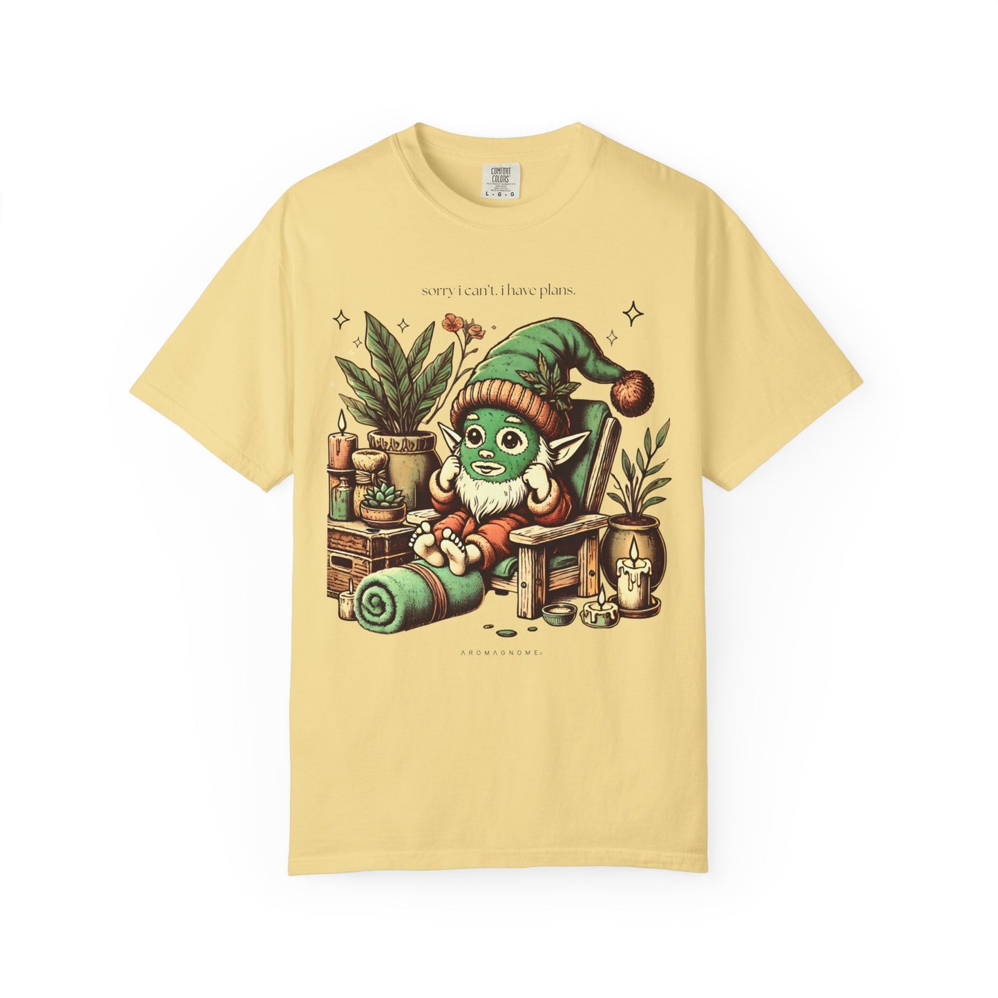 sorry i can't. i have plans | Self Care Spa Gnome