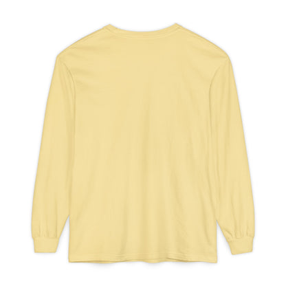 Moo I Mean Boo | Premium Garment-dyed Long Sleeve Shirt