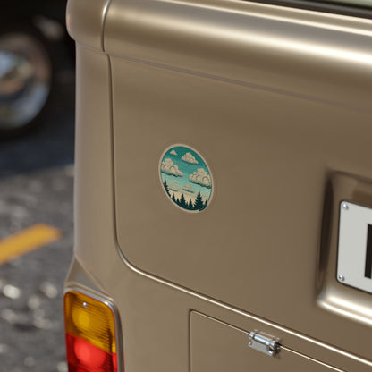 Forest Sky | Retro-Vintage Sticker