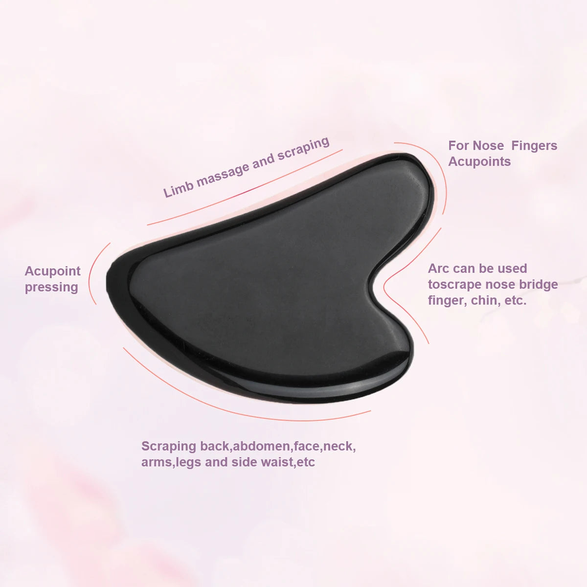 Gua Sha Natural Stone | Skincare Wellness Tool