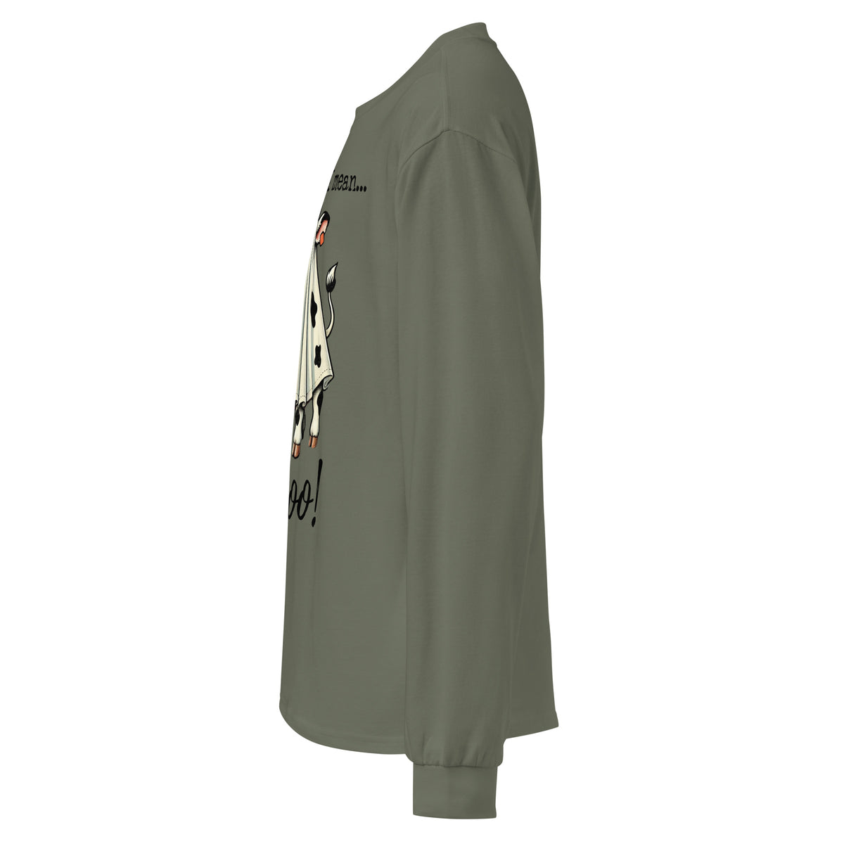 Moo...I Mean...BOO! Premium long sleeve shirt