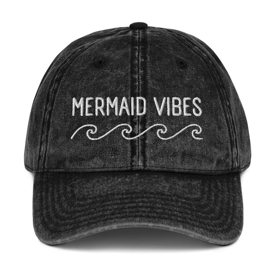 Mermaid Vibes | Vintage Embroidered Cap